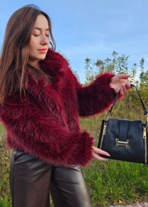 Elegancka torebka skórzana S491