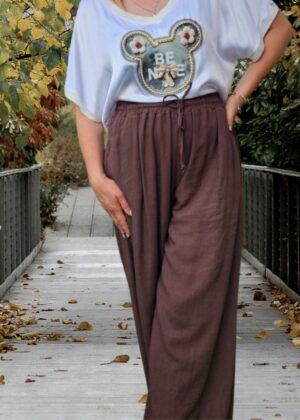 Bluzka z zielonym misiem 7105