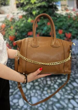 Torebka skórzana brązowa SUPER PRICE ! S283