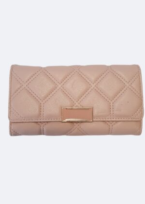 Portfel damski pikowany